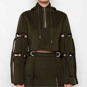 REPORTING FOR DUTY STRAPPY SCUBA HOODIE